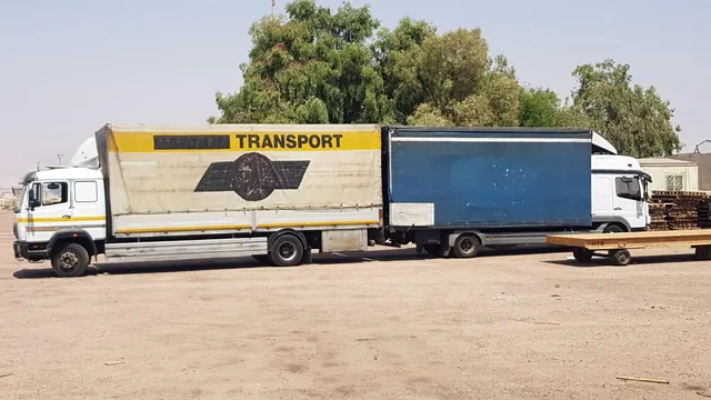Curtain-side trucks loading for regional distribution